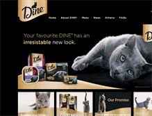 Tablet Screenshot of dine.com.au